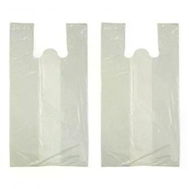 Imagem de Sacola Plástica Sacolas Plasticas Branca Reciclada Recuperada 60X80 com 5KG Pacote com Aproximadamente 105 Unidades