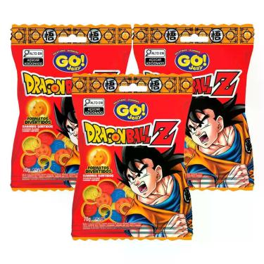 Imagem de Kit 3 Bala Go! Jelly Dragon Ball Z Sabores Sortido 70g