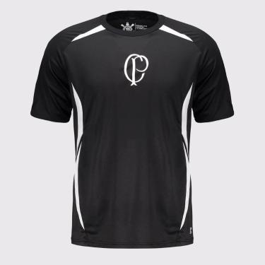 Imagem de Camisa Corinthians Raglan SCCP Preta - Coimbra, EG