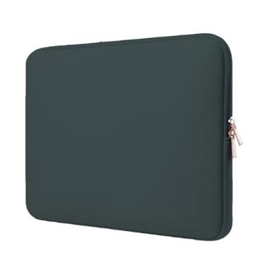 Imagem de Capa Case para Notebook 11 a 17 Polegadas em Neoprene Premium, Capa Protetora Impermeável com Zíper Duplo(Cinza Grafite,12.1)