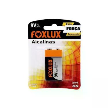 Imagem de Pilha Bateria 9V 6LR61 Foxlux Alcalina com 1 Unidade