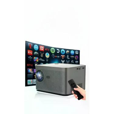 Imagem de Kit Projetor Inteligente Hy350 Smart Tv Cpuh713 Full Hd 4k B - Congrat