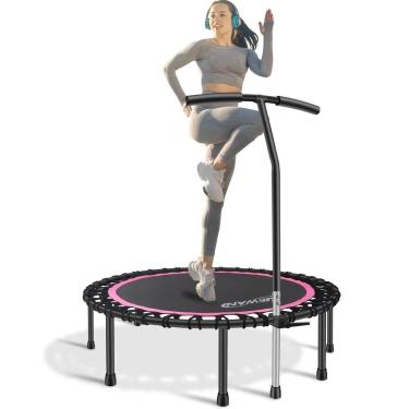 Imagem de Trampolim Fitness NEWAN 122 cm com Barra Ajustável 150 kg