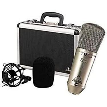 Imagem de Behringer B-1 Microfone Condensador Cardióide | Padrão polar cardioide, conector XLR, pad de 10 dB, ideal para vocais, instrumentos acústicos, ambiente