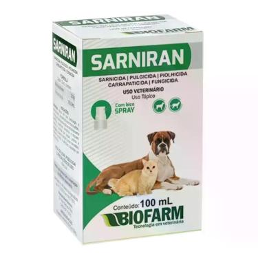 Imagem de Sarniran Biofarm 100ml Sarnicida Carrapaticida Bovinos