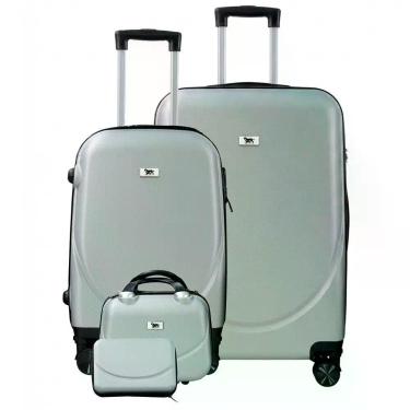 Imagem de Jogo de Malas Viagem 4 Peças Despacho 23kg Bordo 10kg Frasqueira e Nec