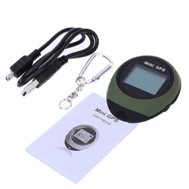 Imagem de Rastreador GPS Localizador Buscador Navegador Receptor Portátil Recarregável via USB com Bússola Eletrônica para Viagem e Exploração