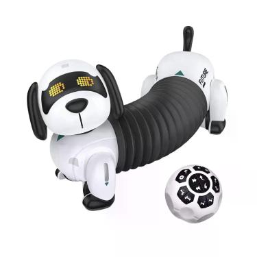 Imagem de Cachorro Robô Interativo 50 Programações USB c/ Controle Remoto Brinqu