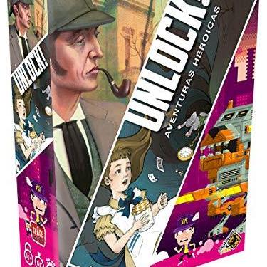 Imagem de Galápagos, Unlock!: Aventuras Heroicas, Jogo de Tabuleiro para Amigos, 1-5 jogadores, 30-60 minutos por partida