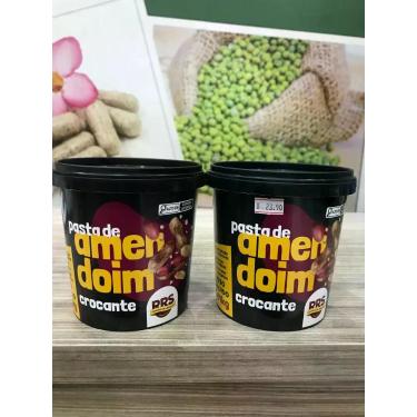 Imagem de Pasta amendoim crocante zero sodio 1 KG - Combo 2 unidades - RRS
