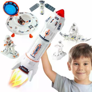 Imagem de Conjunto de Nave Espacial Foguete Wbzle com Luzes e Som