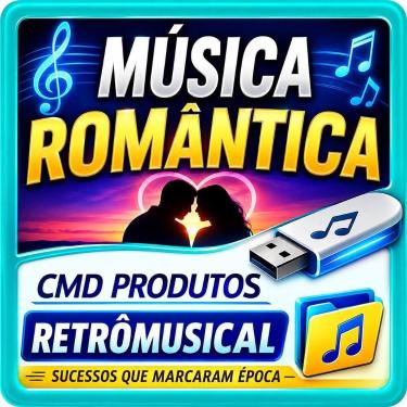 Imagem de Pen drive 8gb com Músicas = Românticas (Nac. e Intern.) - Anos: 70's á