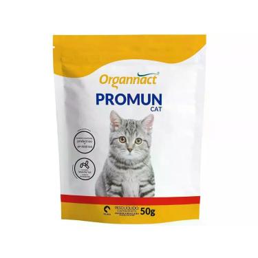 Imagem de Promun Cat Pó Suplemento Alimentar para Gatos 50g Organnact, 50mg