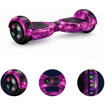 Imagem de Hoverboard Rosa Galaxia Skate Eletrico Para Diversao - GBG STORE