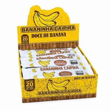 Imagem de Bananinha Caipira Tradicional 20x35g Display 700g - Produtos Sabor Do 