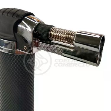 Imagem de Maçarico Culinario Gourmet Portátil Gás Butano Recarregável