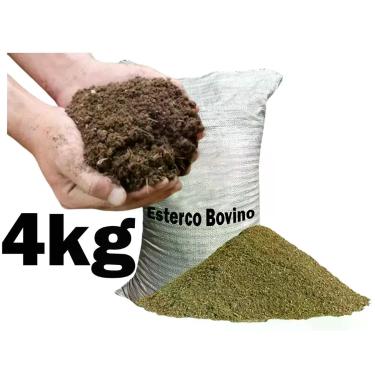 Imagem de Esterco bovino curtido puro sem terra para hortas de verduras, plantas