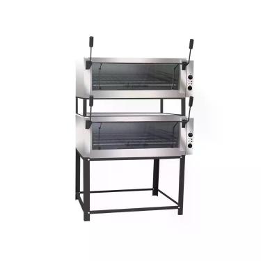 Imagem de Forno Elétrico De Lastro Industrial Roma Inox Duplo Ferid90 Porta Guilhotina Venâncio
