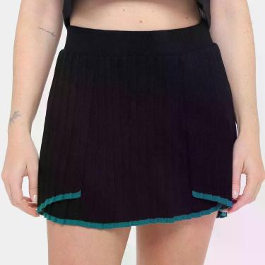 Imagem de Saia Fila Tricot Sport Club Feminina, Preto, GG