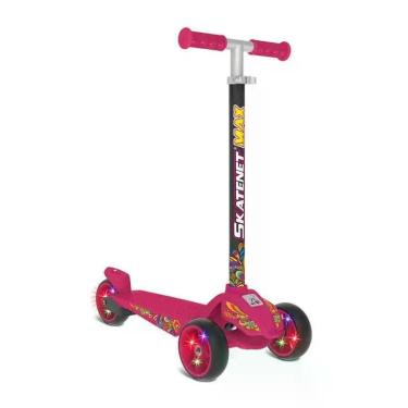 Imagem de Skatenet Led Max Ajustável Pink Bandeirante, Pink
