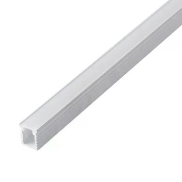 Imagem de Perfil de Sobrepor para Fita LED Nordecor Lite 8mm Branco 3m para Uso Interno Nordecor Iluminação