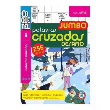 Imagem de Livro Coquetel Palavras Cruzadas Desafio Jumbo Letra Grande adividades