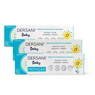Imagem de Kit com 3 Dersani Baby Proteção Creme 85 g