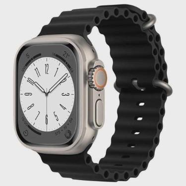 Imagem de Pulseira Silicone Oceano Compativel Apple Watch 42mm 44mm 45mm 49Mm - 
