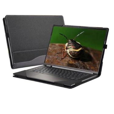 Imagem de XJchen Capa para laptop compatível com HP Probook 430 440 445 445R ZBook 14u EliteBook 745 840 1030 G2 G3 G4 G5 G6 G7 14 polegadas capa protetora para notebook (cinza escuro)