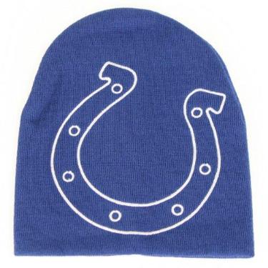 Imagem de Reebok Boné de caveira grande com logotipo Hype Big - Gorro de malha NFL Cuffless