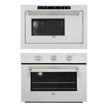 Imagem de Kit Infinity Fischer: Micro-ondas White Grill e Forno com Air Fryer 50