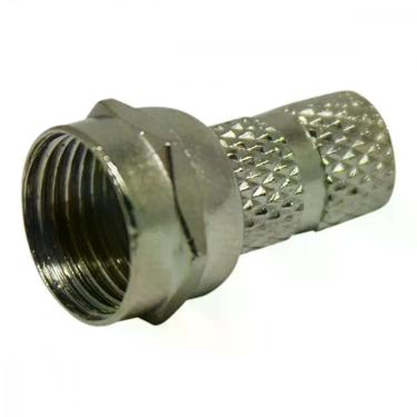 Imagem de Conector P/Cabo Coaxial F.C/Rosca 59 Dezcom - Kit C/100 Unidades - Dez