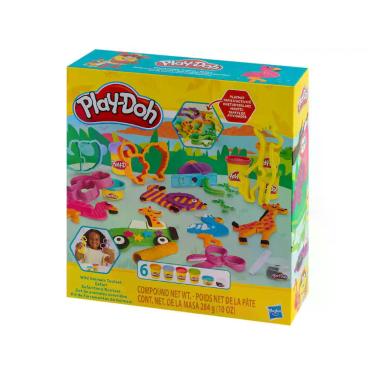 Imagem de Massinha Cozinha Criativa Animais Selvagens  - Selvagens Hasbro com Ac