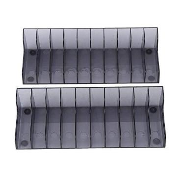 Imagem de Lazmin Suporte de armazenamento de cartão de jogo, 2 peças, suporte de armazenamento de CD DVD, suporte de disco para PS4/SLIM/PRO