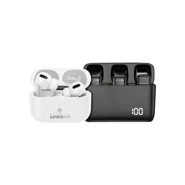 Imagem de Microfone de Lapela - Tipo C com Adaptador Lightning + Fone de ouvido bluetooth GPro Air - Gshield