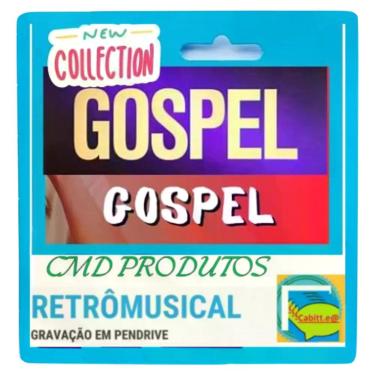 Imagem de Pen drive 8gb com Músicas = Coleção Gospel (mp3) Playlist Numerada - C