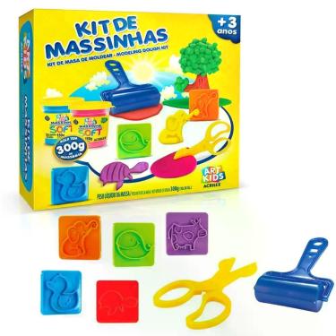 Imagem de Massa para Modelar Criativa ART KIDS 7 300G C/7 Acessorios - Acrilex
