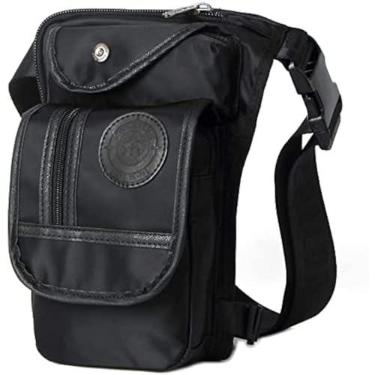 Imagem de Bolsa de lona para cintura, pochete tática para pernas, coxas, bolsa tiracolo, 2 - preto, One Size