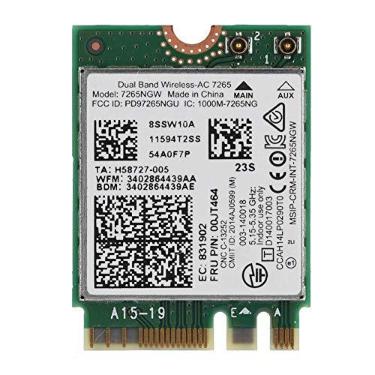 Imagem de Adaptador de rede AC 7265, placa de rede Wi-Fi Bluetooth de banda dupla 2,4G/5 GHz com interface NGFF M2, 802.11 a/b/g/n/ac