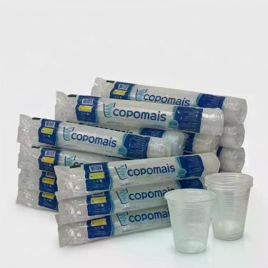 Imagem de Copo De Plastico Descartavel 200ml Kit Multios Reforcado Para Água E C
