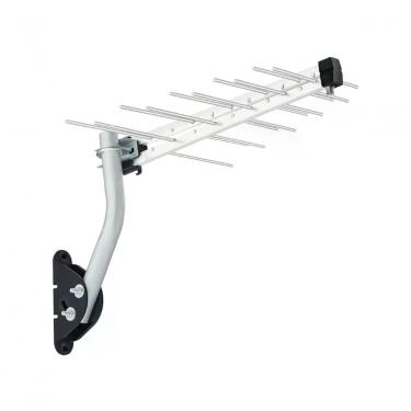 Imagem de Antena Digital Externa Log Para Tv Hdtv-uhf-4k 12dbi 20 Elementos Com Kit De Instalação Lu-20-plus