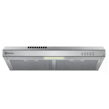 Imagem de Depurador de Ar Electrolux 60 cm Inox Alto Poder de Sucção, Luz LED e Filtragem Dupla (DE6SS) 220V