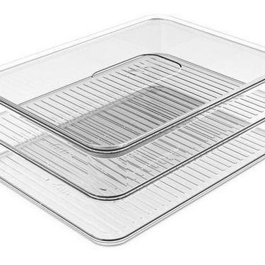 Imagem de Porta Frios Duplo Transparente Organizador Clear Fresh Ou