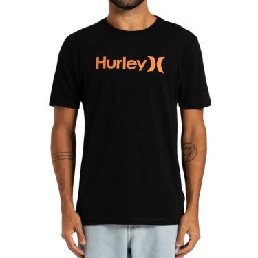 Imagem de Camiseta Hurley Solid Preta, G, Preto