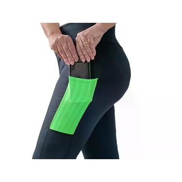 Imagem de Legging com Bolsos Poliamida Spandex PINA P M G GG, M, Verde