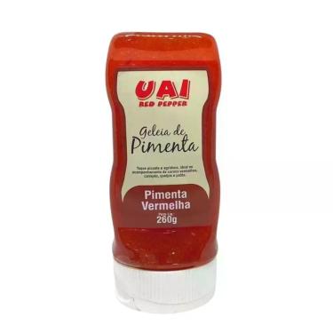 Imagem de Geléia de Pimenta 260g - UAI, Frutas Vermelhas (Bisnaga 260g)