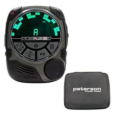 Imagem de Peterson Conjunto de afinador estroboscópico portátil StroboPlus HDC cromático com capa Peterson StroboPlus HDC