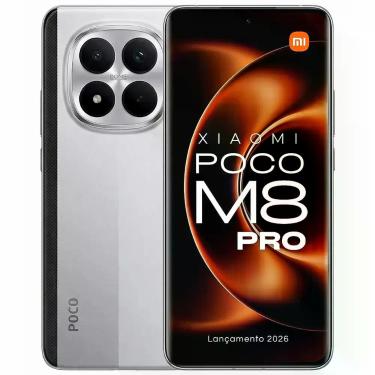 Imagem de Xiaomi POCO M8 PRO 5G lançamento 2026 NFC 120Hz Amoled 50MP light Fusi