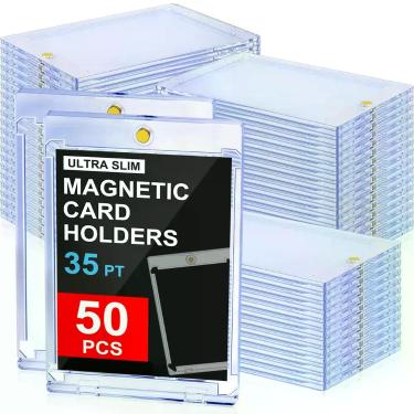 Imagem de Porta-cartões magnético YZtree 35pt com proteção UV, 50 unidades