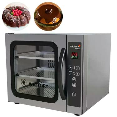 Imagem de Mini Convector Bolos 60 Litros Inox Com 3 Assadeiras Perfuradas WCVB-3